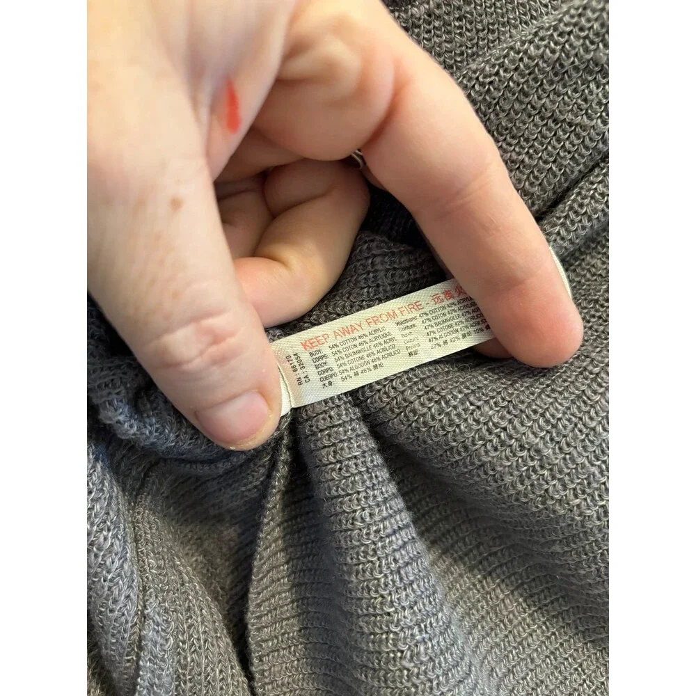 Free people beach size small Sm gray lounge sweater shorts
